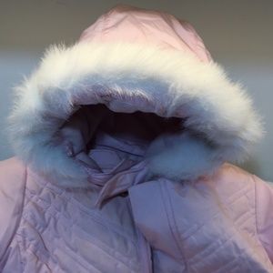 GAP Baby Girls Pink Parka suit